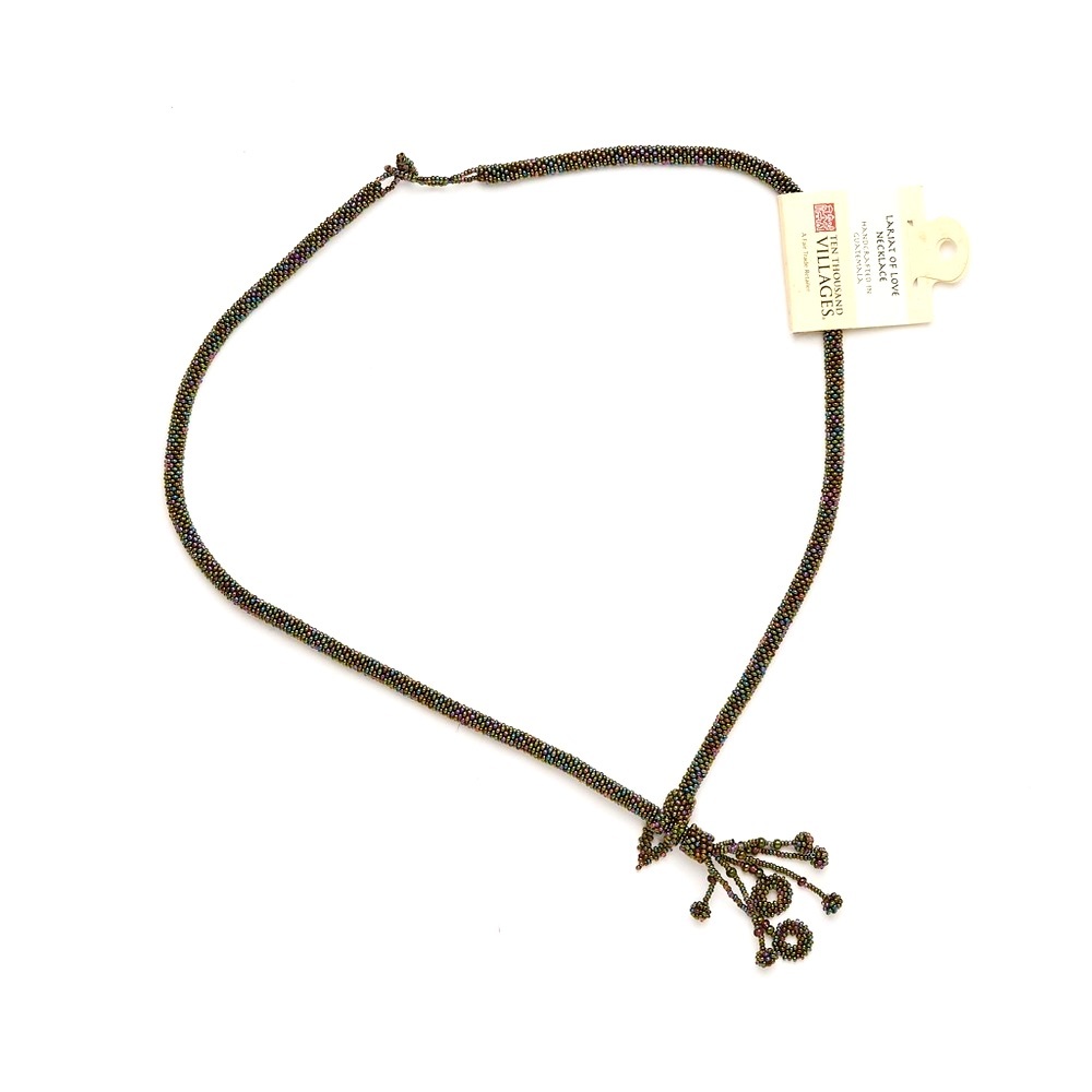 Ten Thousand Villages Lariat of Love Necklace